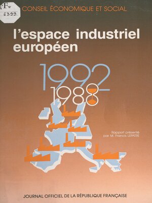 cover image of L'espace industriel européen